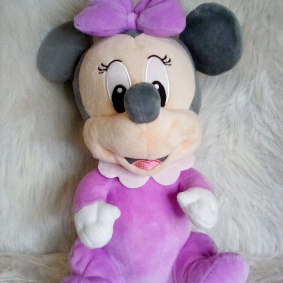 Disney Toys Disney Baby Minnie Mouse In Purple Plush Poshmark